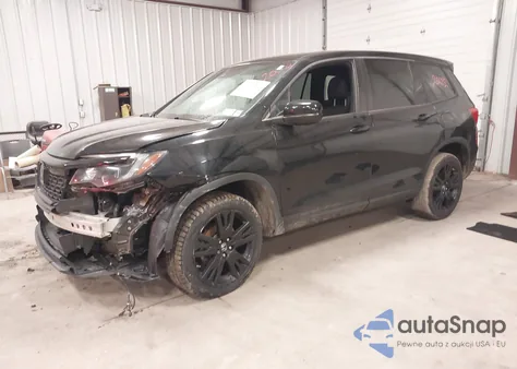 2019 Honda Passport Sport z USA, uszkodzony, nr VIN 5FNYF8H27KB000278